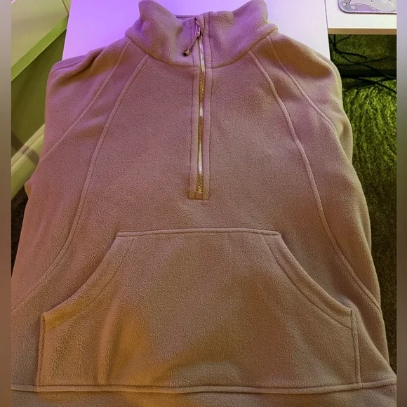 Scuba Tumbled Fleece Funnel-Neck Half Zip - Picture 7 of 9